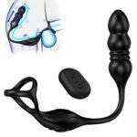 Anal Plug Vibrating Penis Ring Anal Beads Prostate Massager Vibrator Anal Toys - Image 2
