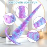13.5‘’ Long Dildo Huge Anal Plug Monster Fantasy Knot Dildos - Image 2
