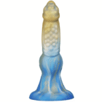 9.44‘’ Alien Dildo Mixed Color Liquid Silicone Allovers Dildo Sex Toys - Image 2