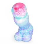 7.48‘’ Colorful Soft Mushroom Head Silicone Artificial Dildo - Image 2
