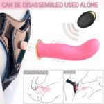 5.51‘’ Wireless Remote Control Strap On Dildo Vibrator for Couples - Image 2