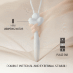 Knot Pulse Vibrator Telescopic Female Masturbator - Image 2