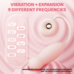 Donut 9 Frequency Vibrating Stretchable Heated Female Vibrator - Image 2
