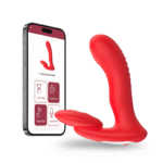 Remote Control Silicone Vibrator 10 Vibration Heating Prostate Massager