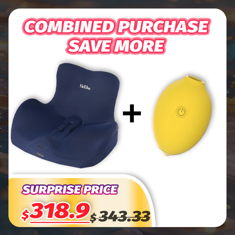 product_9869670613307_0 Helibo Chair Multifunctional Massage Dildo Machine and Lemon Sucking Vibrator Set - Image 1