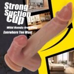 6.69‘’ Tongue Dick Strong Suction Cup Realistic Big Size Penis - Image 2