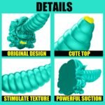 6.7‘’ AIMITEX Unicorn Silicone Shaped Penis Anal Plug Masturbator - Image 2
