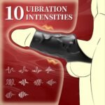 Remote Controlled Vibrating Penis Sleeve 10 Modes Precision Stimulation Vibrating Penis Sleeve - Image 2