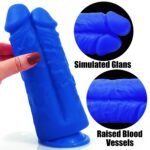 7.8‘’ AIMITEX Colorful double-dildo silicone dildo adult sex toy - Image 2