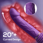 5 Thrusting & 8 Vibrating Dildo Machine with Handle and Sucker - Image 2