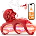 Vibrating Penis Ring Clitoral Vibratorwith 9 Vibration Modes App Remote Control - Image 2