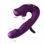 Rose Muncher Tapping G-Spot Vibrator Tongue Clitoral Stimulator - Image 2